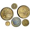Image 2 : 1849 4 piece set of Model California Gold Coin