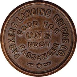 Scarce PA Foot Passage Token