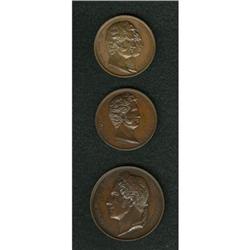 Trio of Belgian Medals