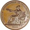 Image 1 : Rare French 1876 U.S. Centennial Medal With Box
