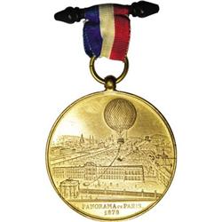 France 1878 Baloon Ascent Medal