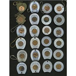 Encased penny Group Lot 24 pcs