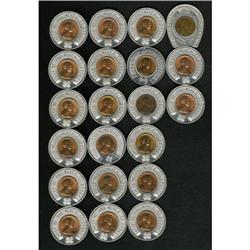 21-Piece Encased Coin Lot