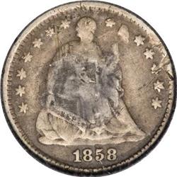 1858 U.S. Engraved Half Dime
