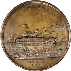 1861 Copper Fort Sumter Medal