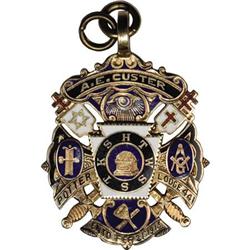 14-Karat Gold Knights Templar Jewel
