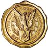 Image 1 : Gold Masonic World War One Presentation Bolo