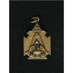 Gold Masonic 32nd Degree Jewel