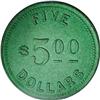 Image 1 : Crystal City Texas $5.00 Internment Token