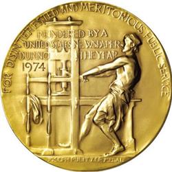 1974 Pulitzer Prize Gold Medal