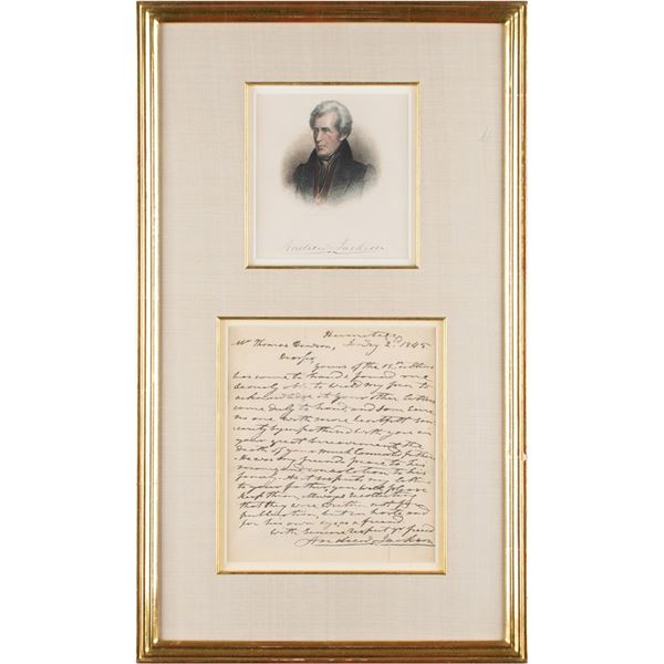 Andrew Jackson Autograph Letter Signed