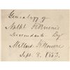 Image 7 : Millard Fillmore (2) Autograph Manuscripts on His Father's Genealogy with (5) Total Signatures