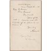 Image 1 : Abraham Lincoln Autograph Letter Signed to Vice President Hannibal Hamlin