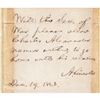 Image 5 : Abraham Lincoln Autograph Note Signed