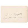 Image 26 : James A. Garfield Archive with (22) Items Signed as President