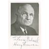 Image 2 : Harry S. Truman Signed Photograph and Typed Letter Signed