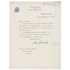 Image 1 : John F. Kennedy (2) Typed Letters Signed