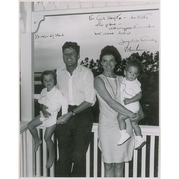 John and Jacqueline Kennedy Signed Photograph (Inscribed to Cecil Stoughton)