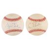 Image 1 : George Bush and George W. Bush Signed Baseballs