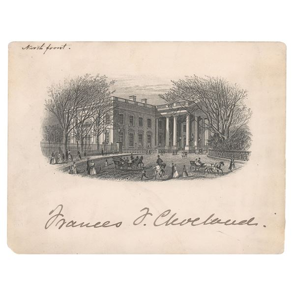 Frances Cleveland Signed Engraving