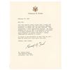 Image 1 : Gerald Ford Typed Letter Signed