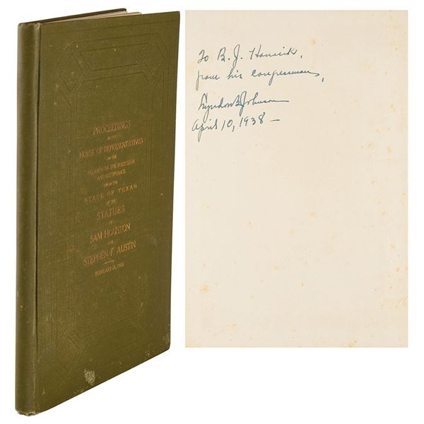 Lyndon B. Johnson Signed Book