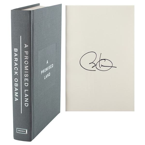 Barack Obama Signed Book