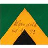 Image 2 : Nelson Mandela Signed Scarf of the South African Flag