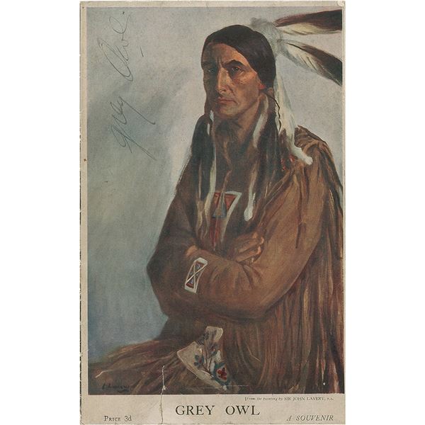 Grey Owl Signed Booklet
