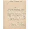 Image 1 : Paul Langevin Autograph Letter Signed
