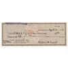 Image 1 : Melvin Purvis Signed Check