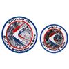 Image 1 : Al Worden's Pair of Apollo 15 Patches (One Signed)