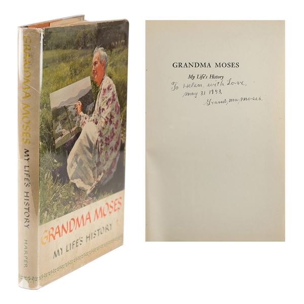 Grandma Moses Signed Book