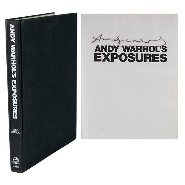 Andy Warhol Signed Book