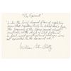 Image 1 : William Peter Blatty Autograph Quotation Signed