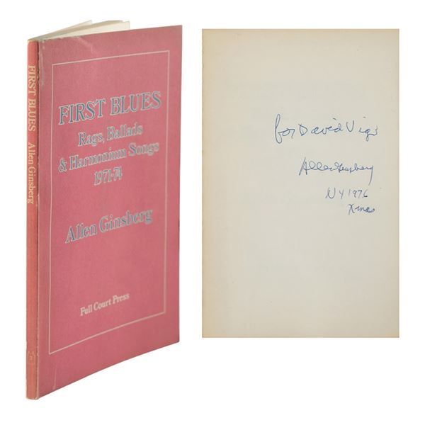 Allen Ginsberg Signed Book