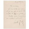 Image 1 : Emile Zola Autograph Letter Signed