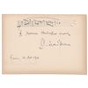 Image 1 : Richard Strauss Autograph Musical Quotation Signed