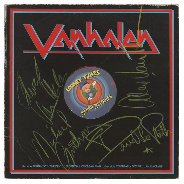 Van Halen Signed Album