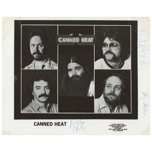 Canned Heat Signed Photograph