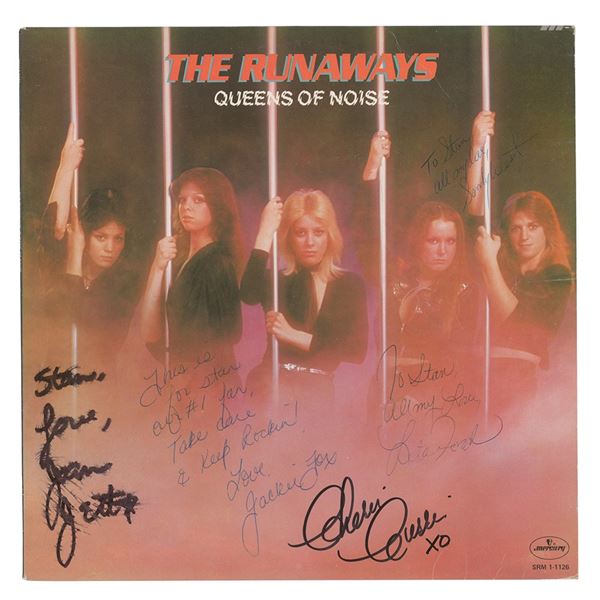 Joan Jett and The Runaways Signed Album