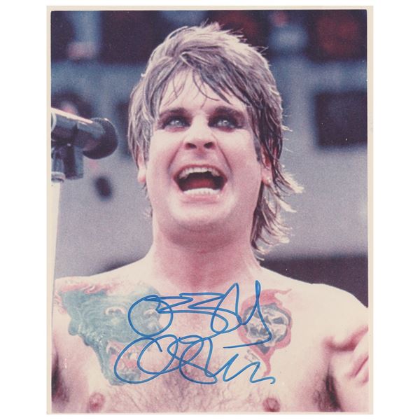 Ozzy Osbourne Signed Photograph
