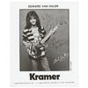 Image 1 : Eddie Van Halen Signed Photograph