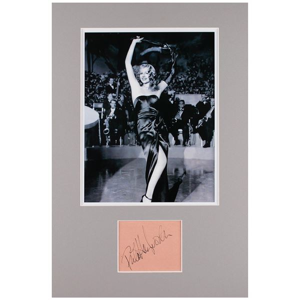 Rita Hayworth Signature