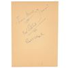 Image 1 : Basil Rathbone Signature