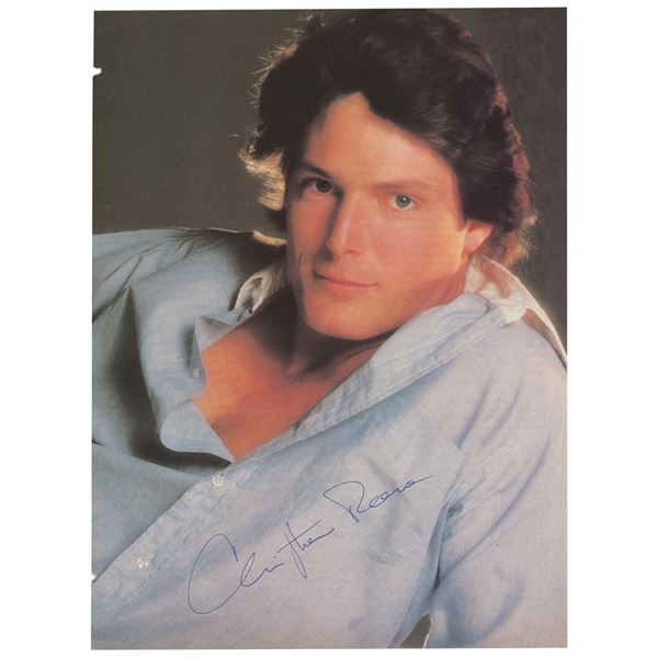 Christopher Reeve Signed Photograph