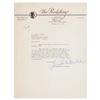 Image 1 : George Preston Marshall Typed Letter Signed