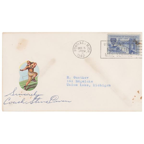 Steve Owen Signed Cover