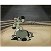 Image 1 : Popeye and Bluto production cel and production background from Let's You and Him Fight