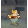 Image 1 : Happy production cel and production background from Snow White and the Seven Dwarfs